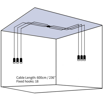 Lines free-form Pendant light