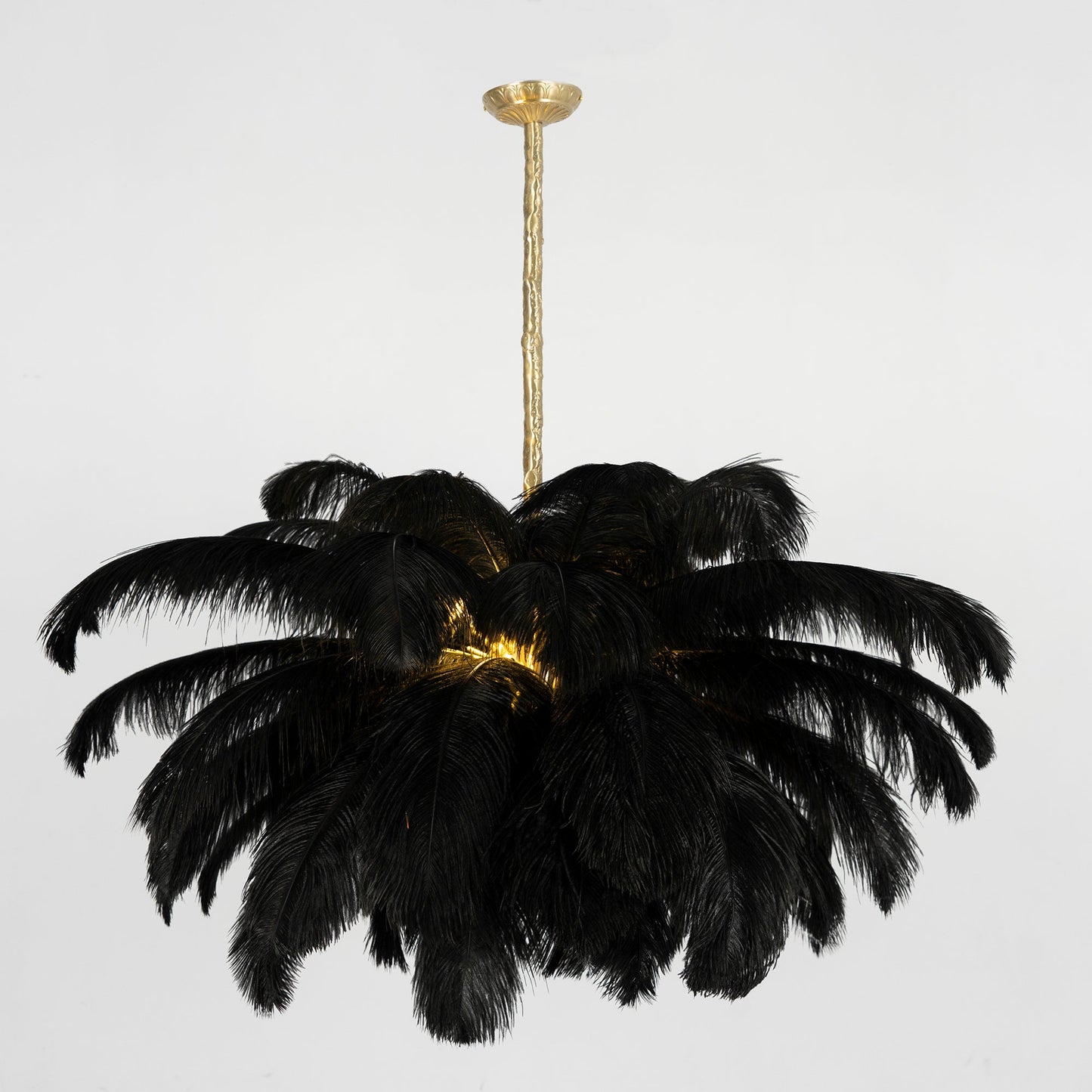 Ostrich Feather Chandeliers