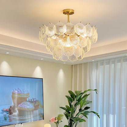 Shell Glass chandelier