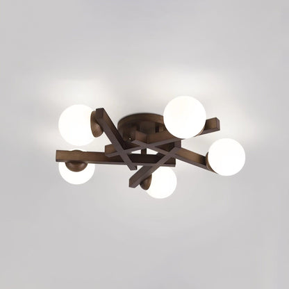 Wood Orin Ceiling Light