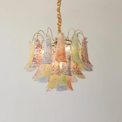 Venini Glass Chandelier