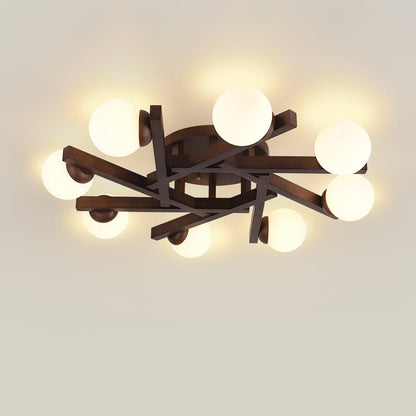 Wood Orin Ceiling Light