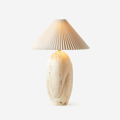 Cirra Travertine Table Lamp