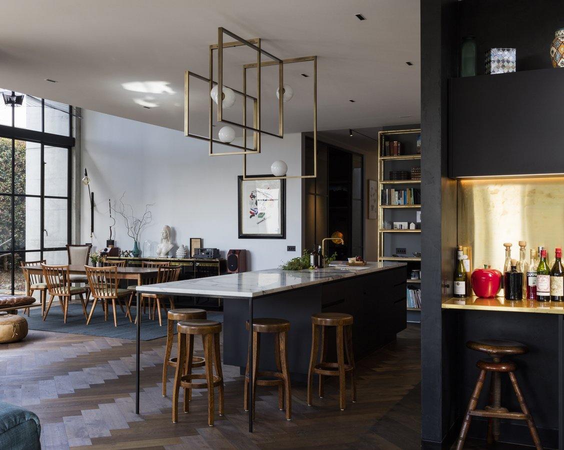 مصباح سقف زجاجي من موندريان 