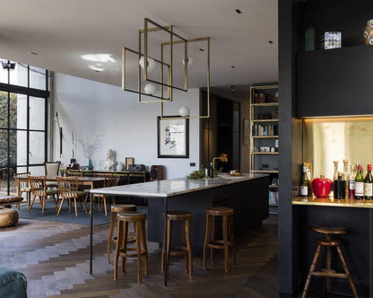 مصباح سقف زجاجي من موندريان 