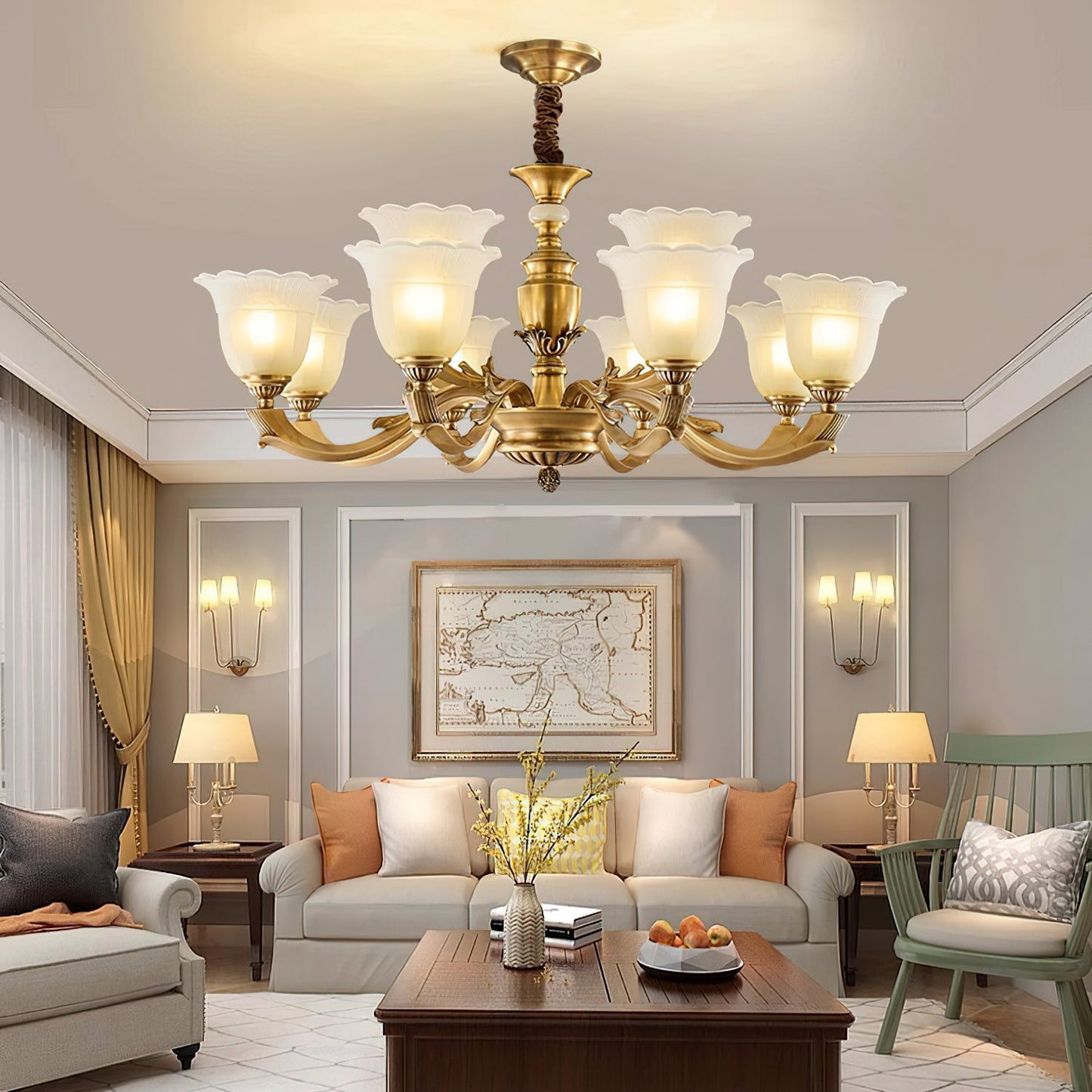 Pannon Floral Chandelier