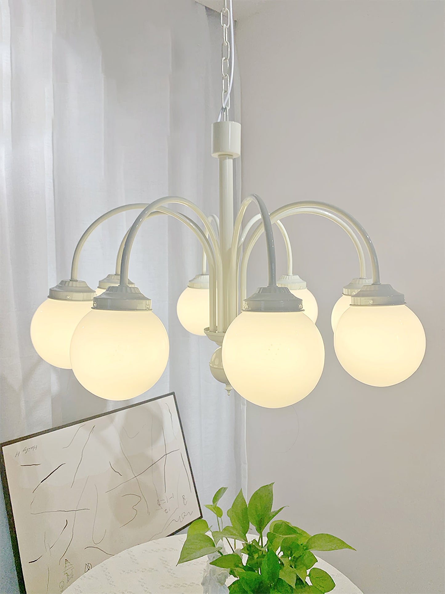 Cream Chandelier