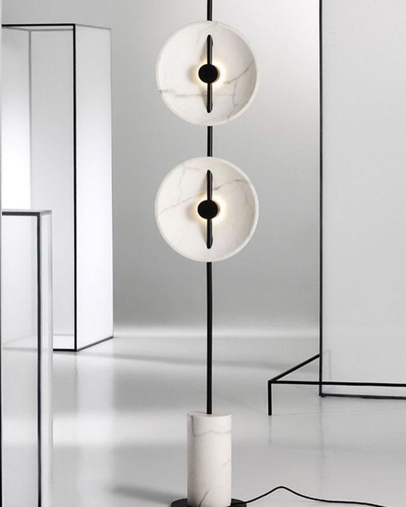 Double Moon Floor Lamp