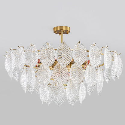 Leaf Glass Chandelier