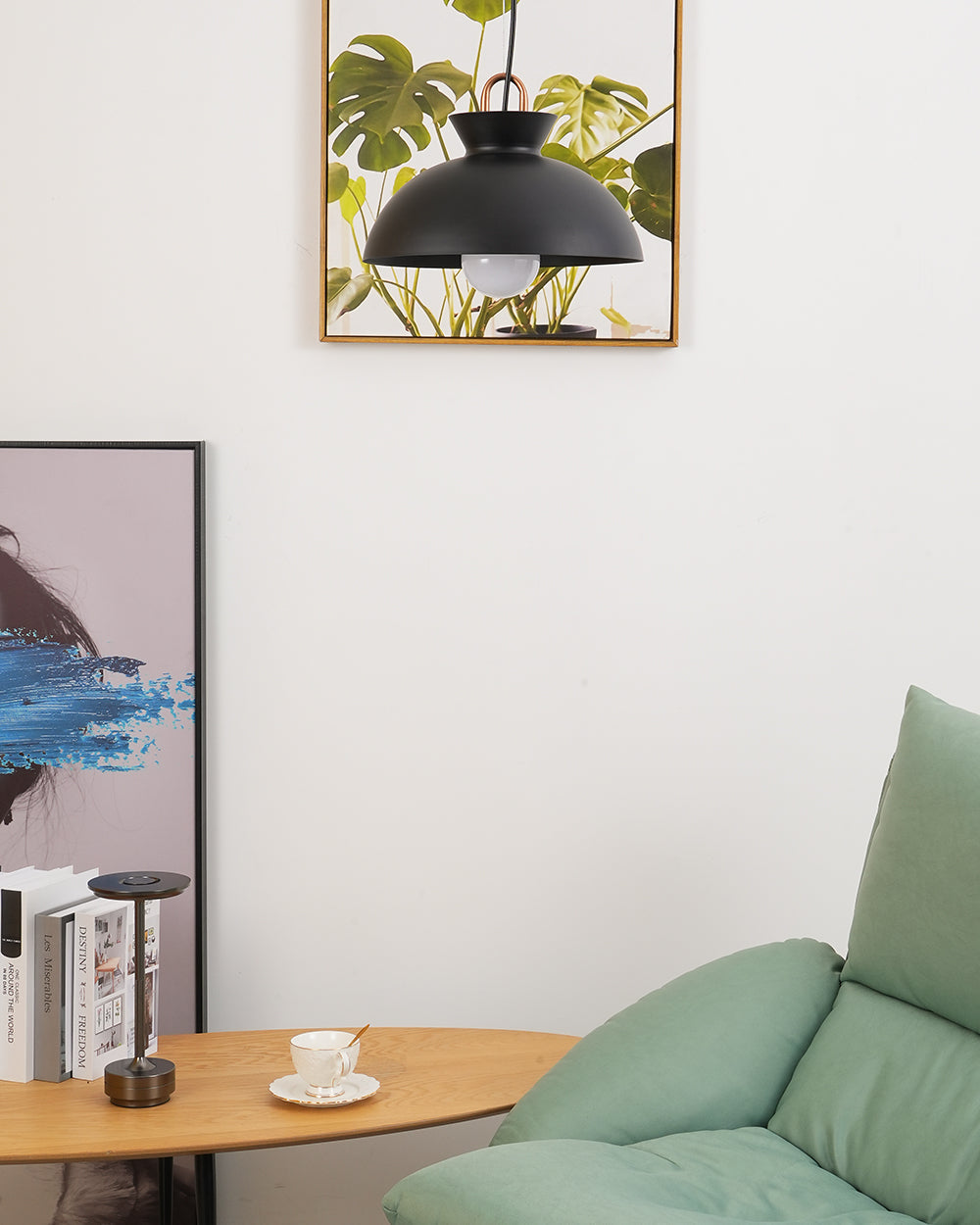 Black Modern Minimalist Pendant Light
