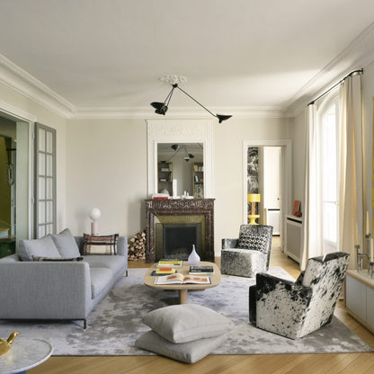 Leaning Serge Mouille Ceiling Lamp B