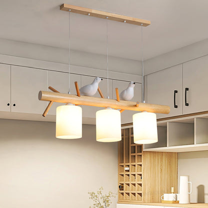 Birdy Wooden Pendant Lamp