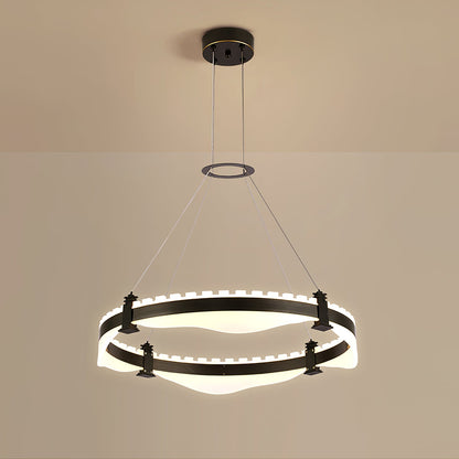 Ring Metallic Chandelier