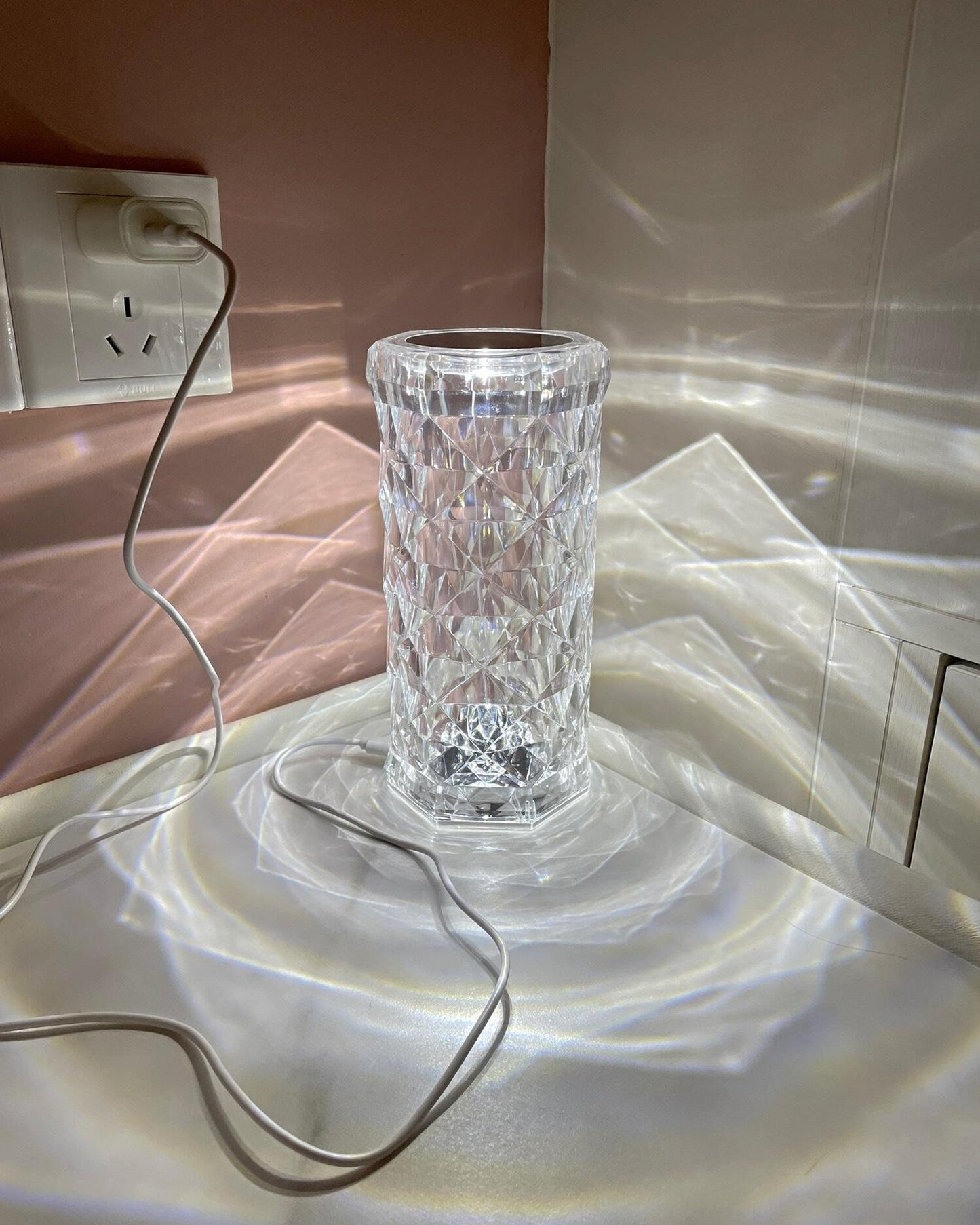 Diamond Cut Table Lamp