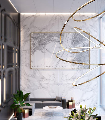 Lohja Gold Chandelier