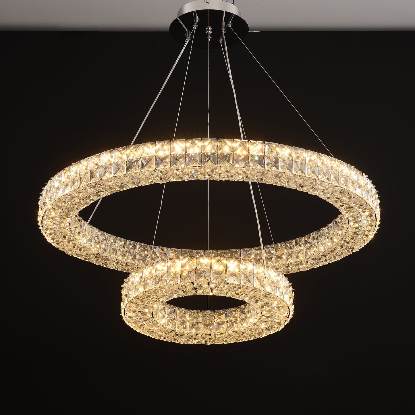 Asscher Ring Chandelier