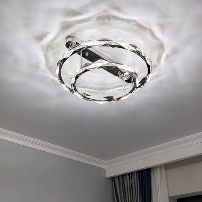 Rhombus Crystal Ceiling Lamp