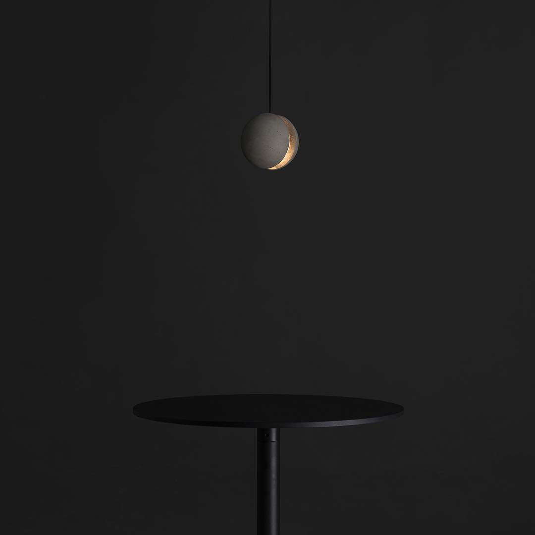 Moon Concrete Pendant Lamp