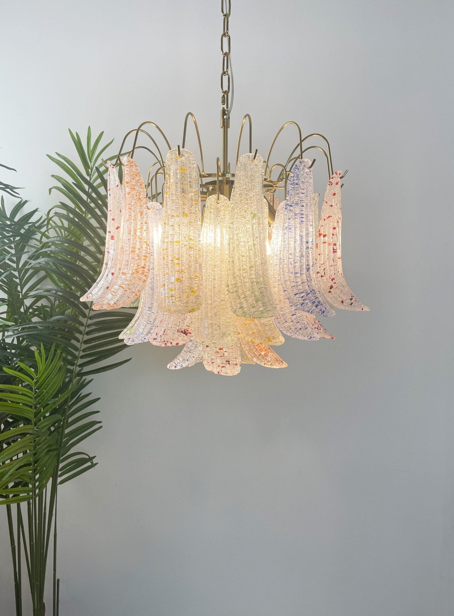 Venini Glass Chandelier