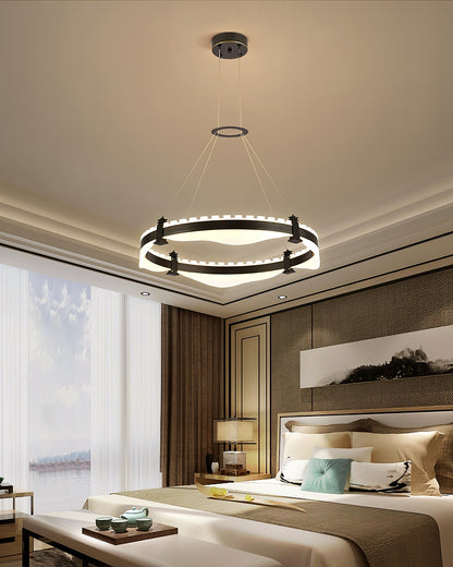 Ring Metallic Chandelier