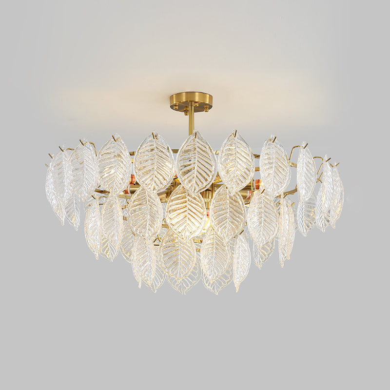 Leaf Glass Chandelier