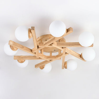 Wood Orin Ceiling Light