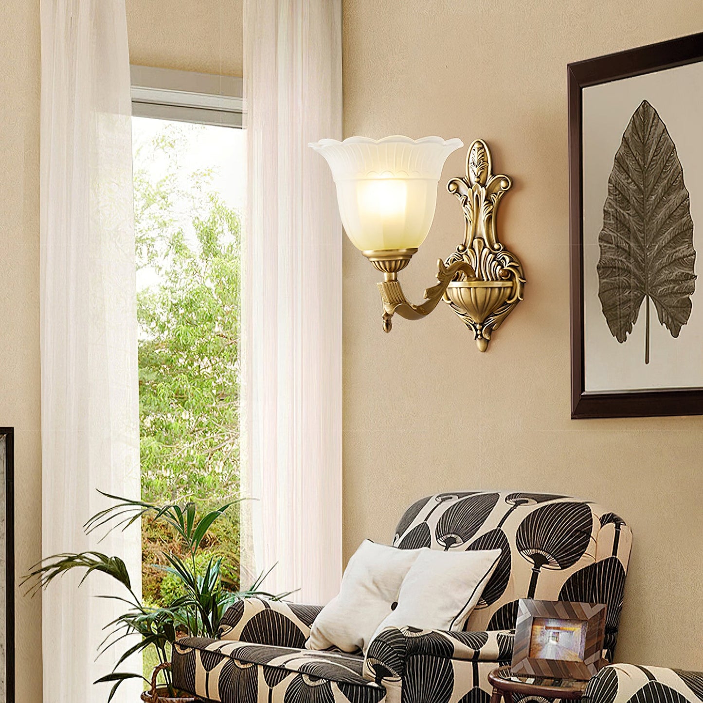 Pannon Floral Wall lamp