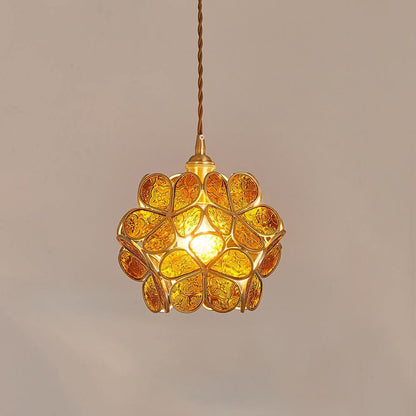 Glass Petal Pendant Lights