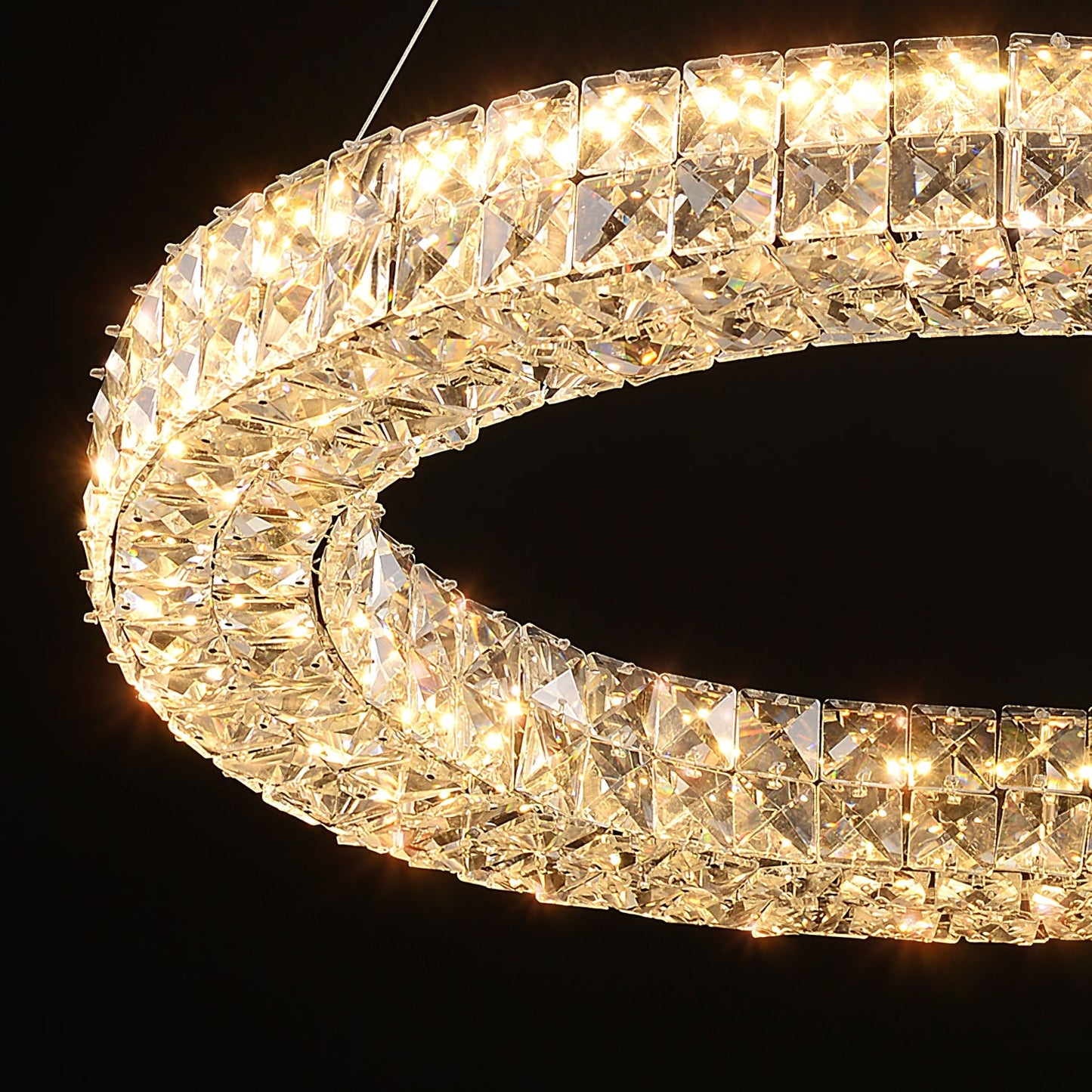 Asscher Ring Chandelier