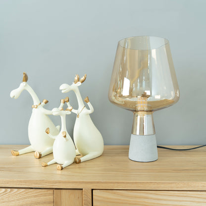 مصباح طاولة زجاجي من ليز 