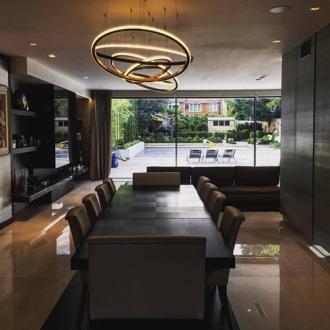 Ring Art Stairwell Chandelier