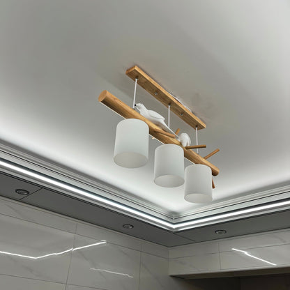 Birdy Wooden Pendant Lamp