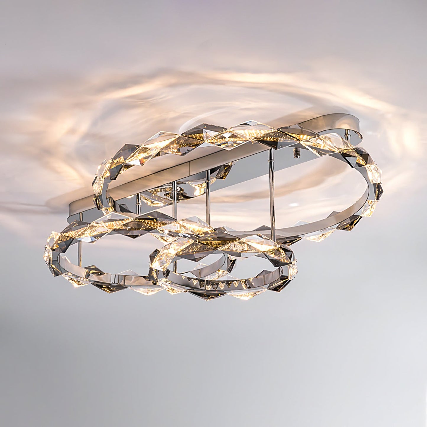 Rhombus Crystal Ceiling Lamp
