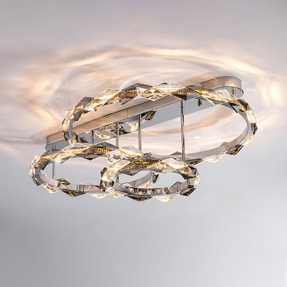 Rhombus Crystal Ceiling Lamp