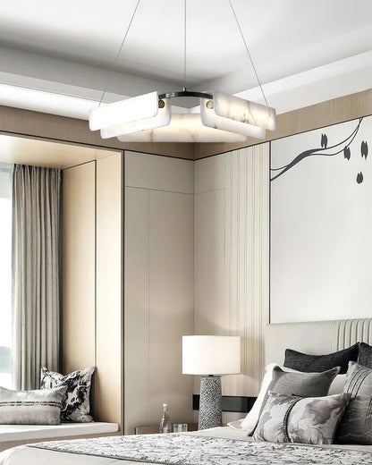 Delia Alabaster Chandelier