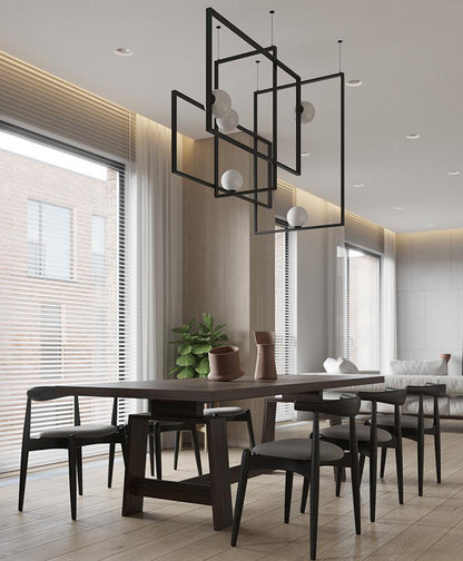 مصباح سقف زجاجي من موندريان 