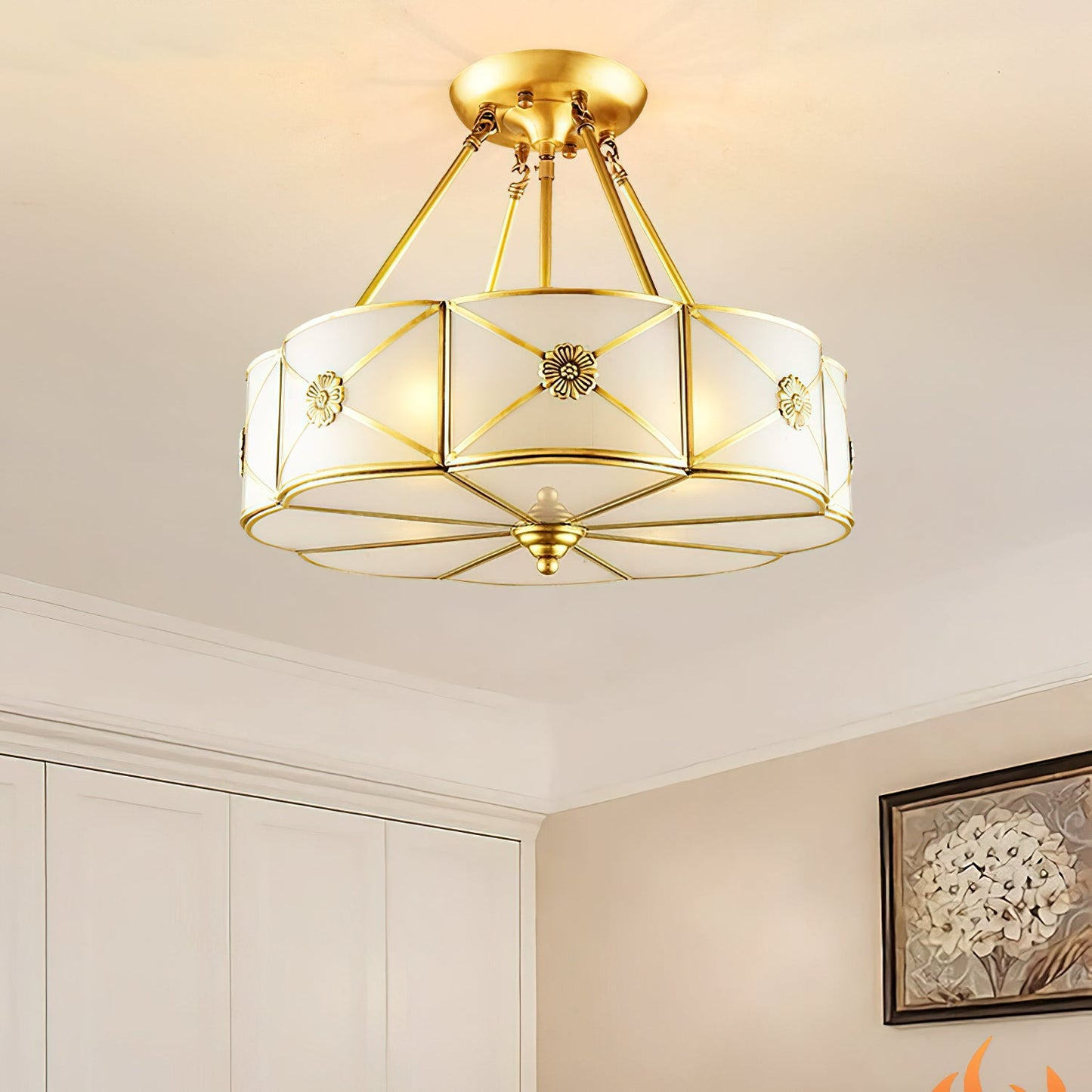 Lumalin Glass Ceiling Light