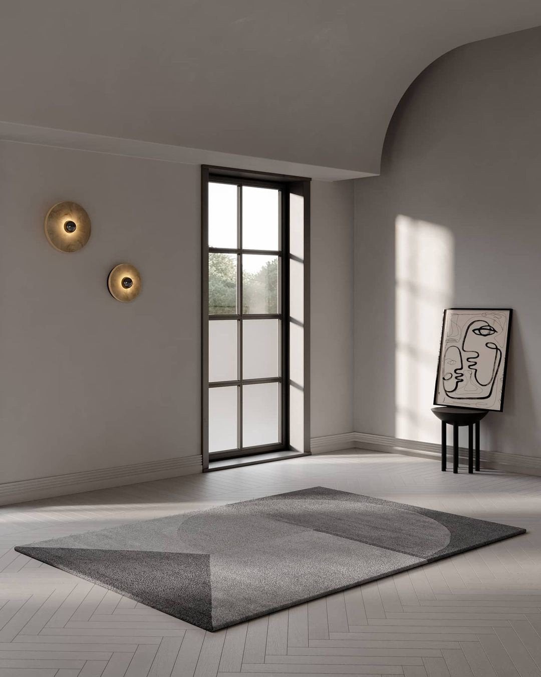 Alabaster Planes Sconce