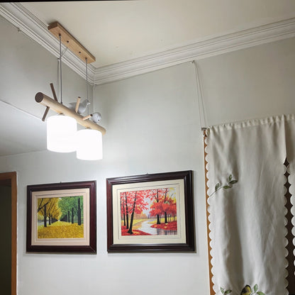 Birdy Wooden Pendant Lamp