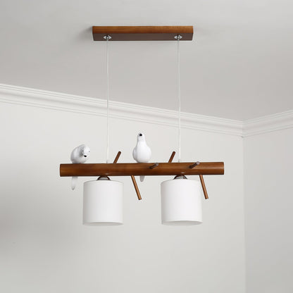 Birdy Wooden Pendant Lamp