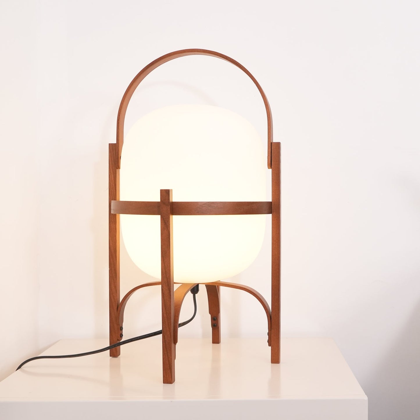 Lantern Glass Table Lamp