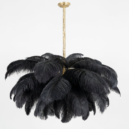 Ostrich Feather Chandeliers