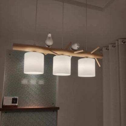 Birdy Wooden Pendant Lamp