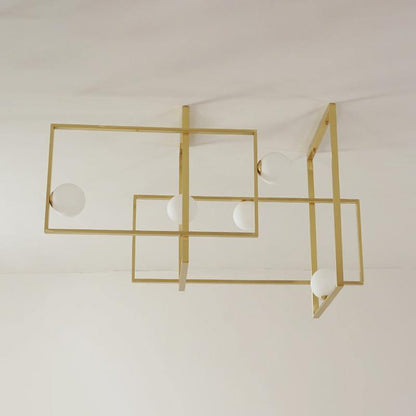 مصباح سقف زجاجي من موندريان 