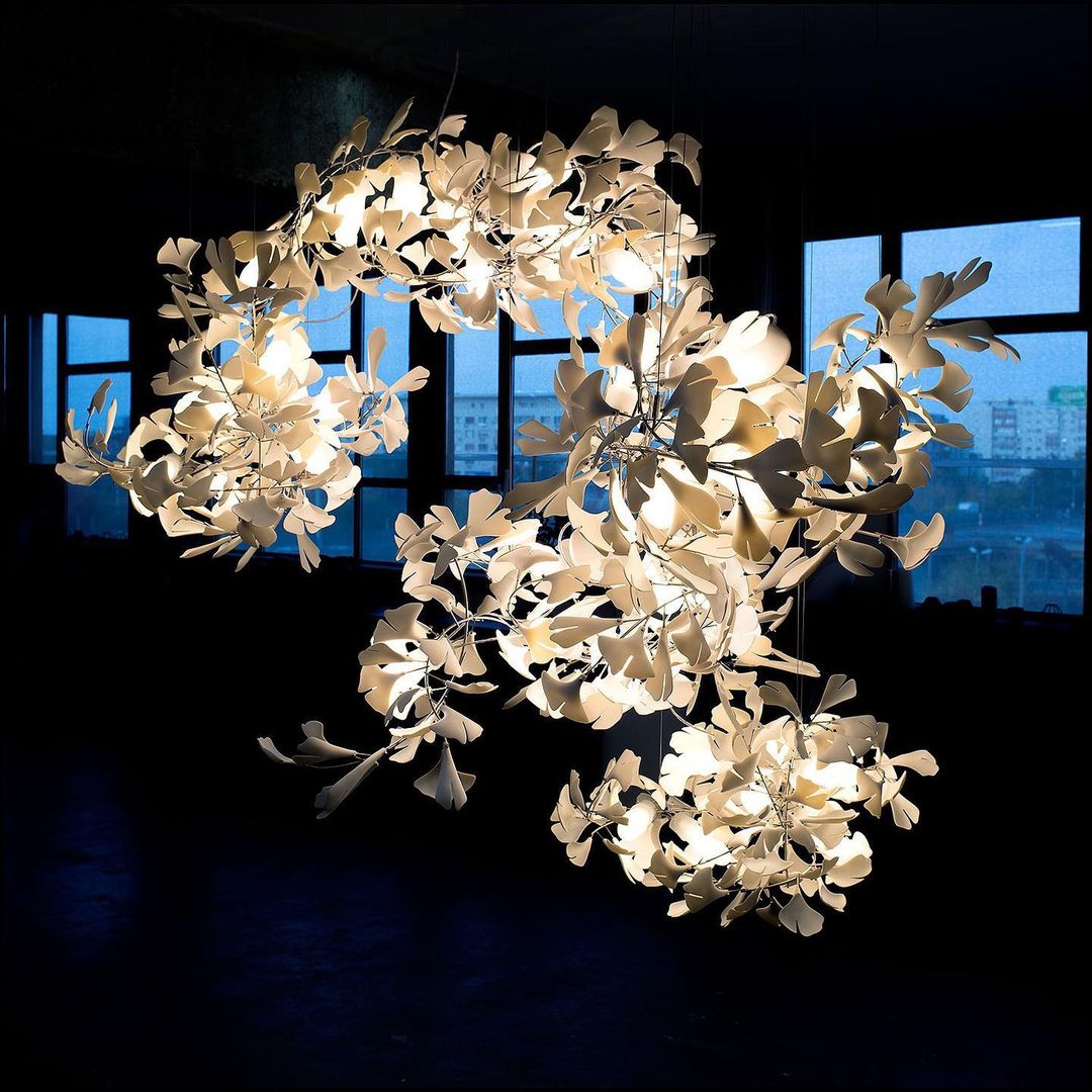 Gingko Chandelier B