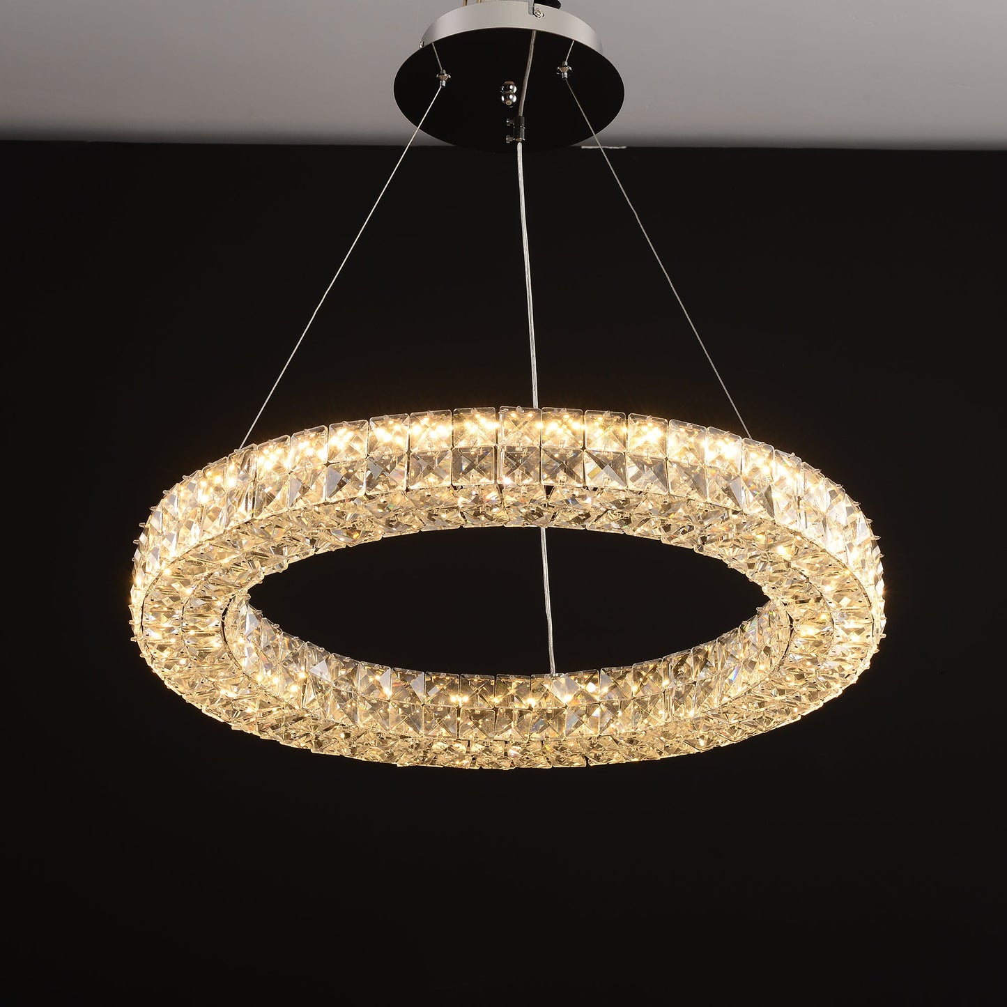 Asscher Ring Chandelier