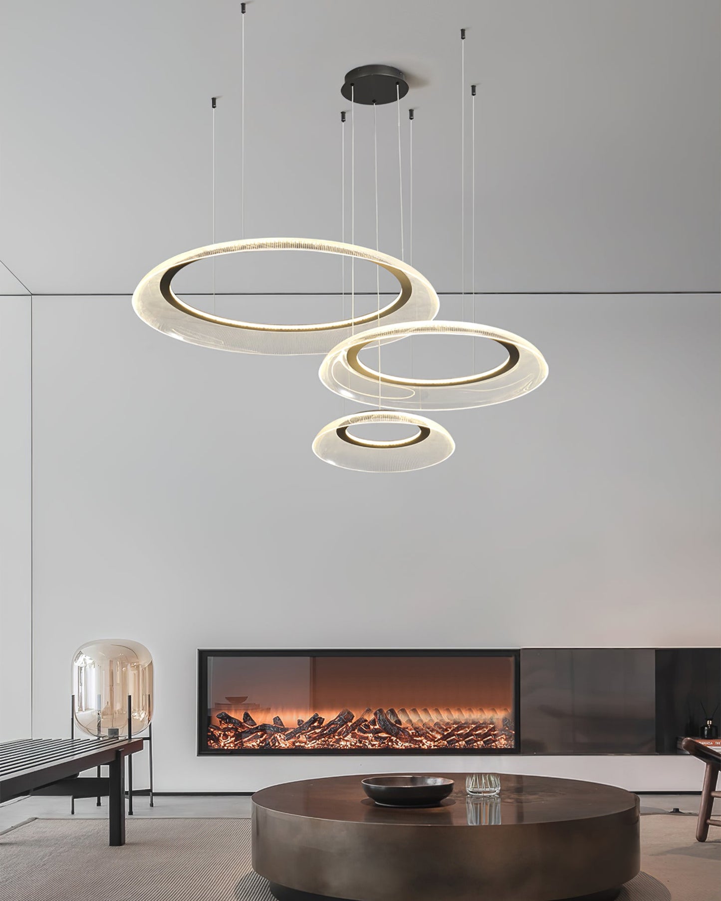 Graduated Circle Chandelier