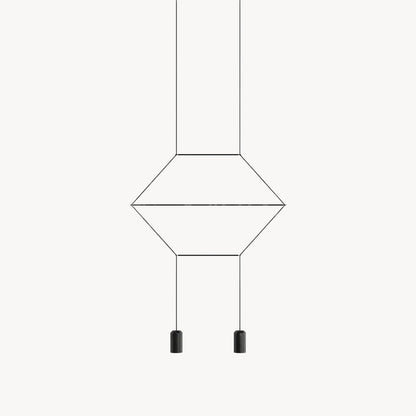 Lines 2D Hanging lamps