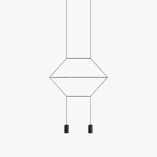 Lines 2D Hanging lamps