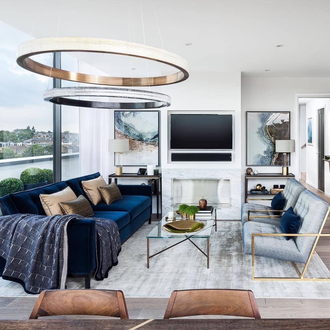 Ring Art Stairwell Chandelier